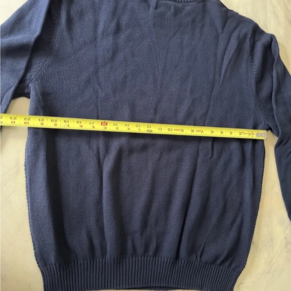 NWT Haggar Mens Navy Blue Sz XXL Pullover Sweater Crew Neck Very Nice - Picture 7 of 8